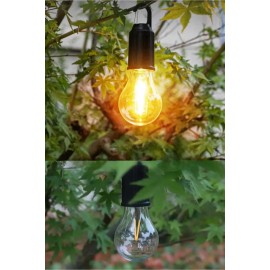 Solar USB Şarjlı LED Ampül | Kamp ve Bahçe Işığı Kumandalı