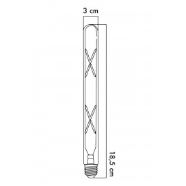 T30 Rustik Ampul Günışığı 18.5 cm
