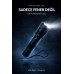 Çok Fonksiyonlu Güçlü Led El Feneri Usb Şarjlı Dayanıklı Outdoor Acil Durum Feneri - Siyah