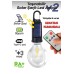 10 Adet Solar Led Kamp Ampülü Usb Şarjlı Kumandalı Işık - Siyah