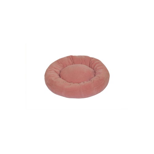 Pembe Polar Simit Kedi Ve Köpek Yatağı 50 Çap Simit Yatak