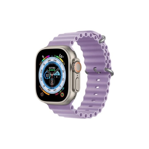 Watch Uyumlu Ocean Kordon 49/45mm 44mm 42mm Watch Ultra-watch 8/7/6/5/4/3/2/1-dt8 Ultra-w58-dt8 Max - Lila