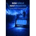 50w Led Projektör Mavi Işık Ip66 Su Geçirmez Dış Mekan Bahçe Garaj Güçlü Aydınlatma Spot