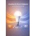 3 Renk Modlu 10w Led Ampul E27 Duy Anahtarla Renk Değişen 3 Işık Tek Ampul