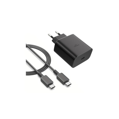 Type-c 45w Hızlı Şarj Cihazı Adaptör Başlık Kablo Takım Set Siyah