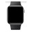 Apple Watch Uyumlu Paslanmaz Çelik Baklalı Kordon - Siyah