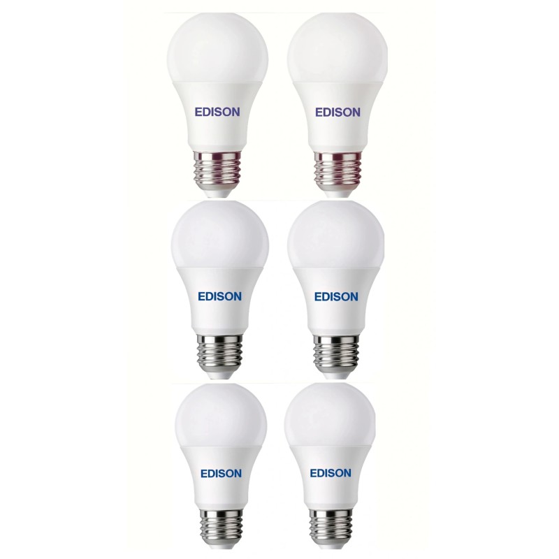 Led Ampul Beyaz Renk 9 Watt Tasarruflu 6lı Paket