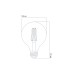 Rustik Led Ampul E27 G95 6w 2500k Gün Işığı Erd-82