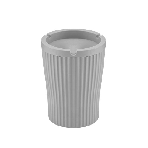 Kokusuz Küllük Plastik Kokusuz Yanmaz Küllük Yeni Modern Tasarım Küllük Şık Dekoratif Küllük - Gri
