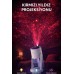 Yıldız Projeksiyonlu Hava Nemlendirici Rgb Led Gece Lambası Sessiz Ultrasonik Buhar Makinesi - Beyaz