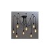 G95 Flamanlı Rustik Led Ampul 5'li Dekoratif Vintage Aydınlatma Amber Rengi - Nocolor-089a7b0c