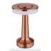 Dokunmatik Şarjlı Dekoratif Rose Gold Masa Lambası, 3 Farklı Işık Rengi, Modern Ve Şık Tasarım