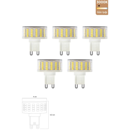 Smd Led Ampul G9 9w 3000k Erd-270