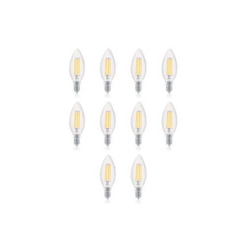 4w E14 Rustik Led Ampul 10'lu Paket E14- - Sarı