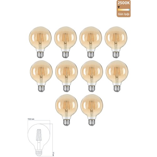 Rustik Led Ampul E27 6w 2500k Gün Işığı Erd-39