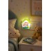 Yeşil Led Gece Lambası Priz Tipi Çocuk Odası Dekoratif Ev Tasarımlı Beyaz Işık