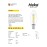 10'lu Led Filament Rustik Ampul Kıvrık Uç 6w E14 6500k