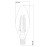 10'lu Led Filament Rustik Ampul Kıvrık Uç 6w E14 6500k