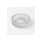 Kristal Lüks Cam Küllük 14cm - Beyaz
