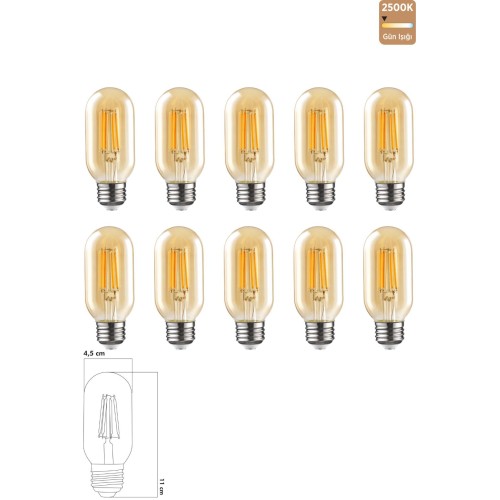 Rustik Led Ampul 6w 2500k E27 Gün Işığı Erd-45