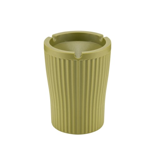 Kokusuz Küllük Plastik Kokusuz Yanmaz Küllük Yeni Modern Tasarım Küllük Şık Dekoratif Küllük - Yeşil