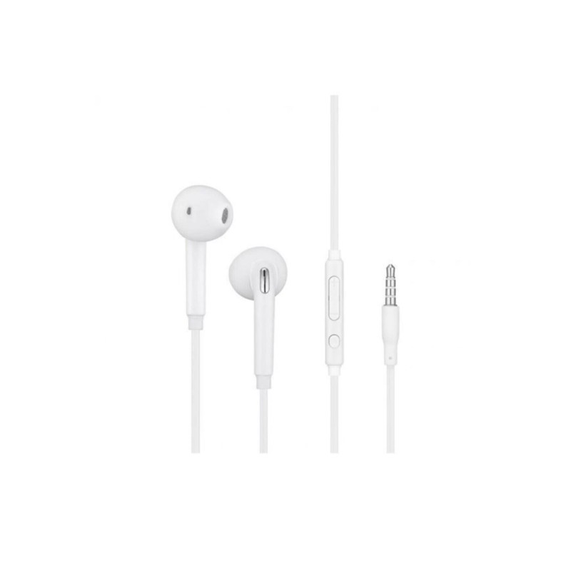 Kablolu S6-s6 Edge-s7-s7 Edge Mikrofonlu Kulakiçi Kulaklık - Beyaz