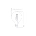 Rustik Led Ampul E27 G95 8w 2500k Gün Işığı Erd-86