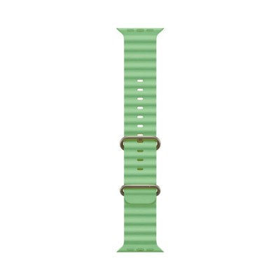 Watch Uyumlu Ocean Kordon 49/45mm 44mm 42mm Watch Ultra-watch 8/7/6/5/4/3/2/1-dt8 Ultra-w58-dt8 Max - Fıstık Yeşili