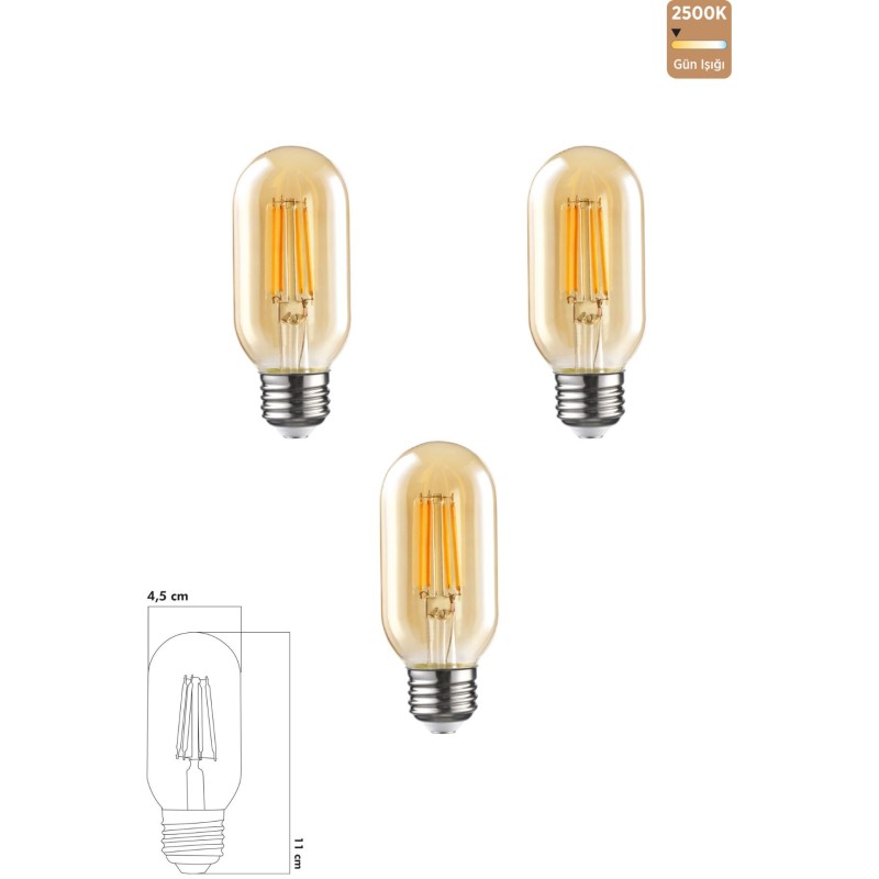 Rustik Led Ampul 6w 2500k E27 Gün Işığı Erd-45