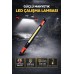 Manyetik Askılı Led Çalışma Lambası 40w 4000 Lümen Şarjlı Tamir Lambası 4 Modlu Cob Işık - Siyah