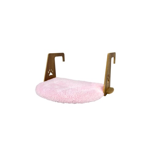 Kalorifer Petek Radyatör Yatağı Geniş Kalın Süngerli Kedi Yatağı 30x50cm - Pembe
