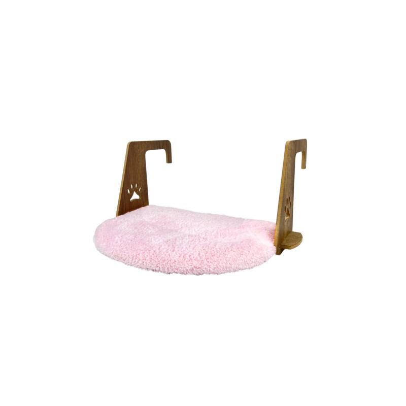 Kalorifer Petek Radyatör Yatağı Geniş Kalın Süngerli Kedi Yatağı 30x50cm - Pembe