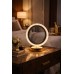 Dokunmatik Kristal Led Masa Lambası 3 Kademe Işıklı Şarjlı Dekoratif Gece Lambası Modern Tasarım - Altın