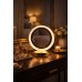 Dokunmatik Kristal Led Masa Lambası 3 Kademe Işıklı Şarjlı Dekoratif Gece Lambası Modern Tasarım - Altın