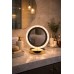 Dokunmatik Kristal Led Masa Lambası 3 Kademe Işıklı Şarjlı Dekoratif Gece Lambası Modern Tasarım - Altın