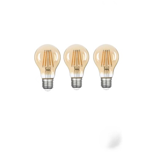 3 Adet 2500k Led Ampul E27 Sarı Işık Yüksek Işık Gücü