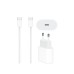 İphone 15 Pro Iphone 15 Iphone 15 Pro Max Uyumlu Hızlı Şarj Aleti Set 20w Adaptör Ve Type-c Kablo - Beyaz