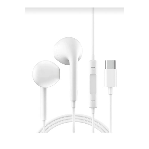 İphone 15/16/17 Ve Pro Serileri İle Uyumlu Type-c Kulaklık Stereo Mikrofonlu Kaliteli Kulaklık - Beyaz