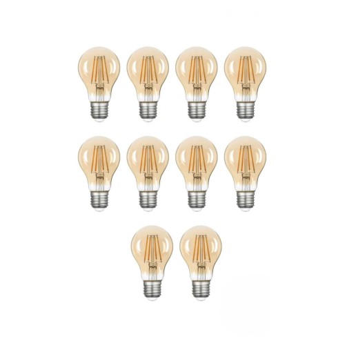 10 Adet 2500k Led Ampul E27 Sarı Işık Yüksek Işık Gücü