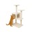 Lüx Kedi Tırmalama Platformu Ve Üç Katlı Yuvalı Kedi Oyun Evi - Krem