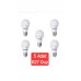 Led Ampul Beyaz Renk 9 Watt Tasarruflu 5li Paket