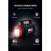 Solar Şarjlı Kamp Feneri 3 Ampul Set Led Acil Durum Aydınlatma - Siyah