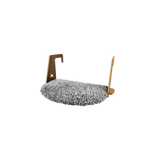 Kalorifer Petek Radyatör Yatağı Geniş Kalın Süngerli Kedi Yatağı 30x50cm - Gri