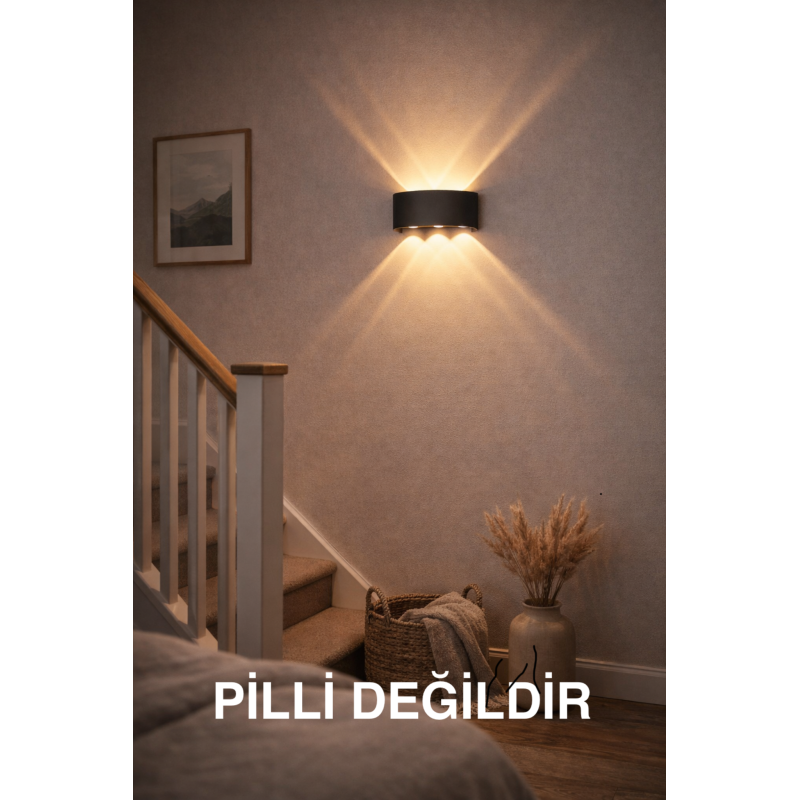 Edison 10W Haiti LED Aplik – Çift Taraflı Dekoratif Duvar Aydınlatması