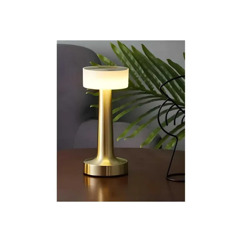 Edison Şarjlı Dokunmatik Dekoratif Masa Lambası – 3 Renkli Modern LED Lamba