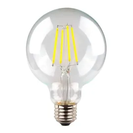 Edison G95 Rustik LED Ampul E27 6W 6500K Beyaz Işık