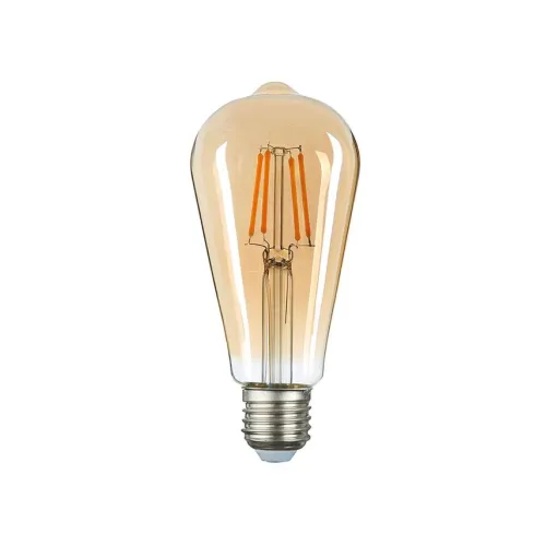 Edison Rustik LED ST64 Ampul, E27 Duy, 4W Amber (Vintage Dekoratif)