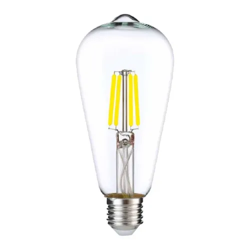 Edison Rustik LED Armut Ampul ST64 – E27 Duy, 6W 6500K Beyaz Işık
