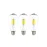 Edison Rustik LED Armut Ampul ST64 – 3’lü Paket, E27 Duy, 6W 6500K Beyaz Işık
