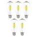 Edison Rustik LED Armut Ampul ST64 – 5’li Paket, E27 Duy, 6W 6500K Beyaz Işık